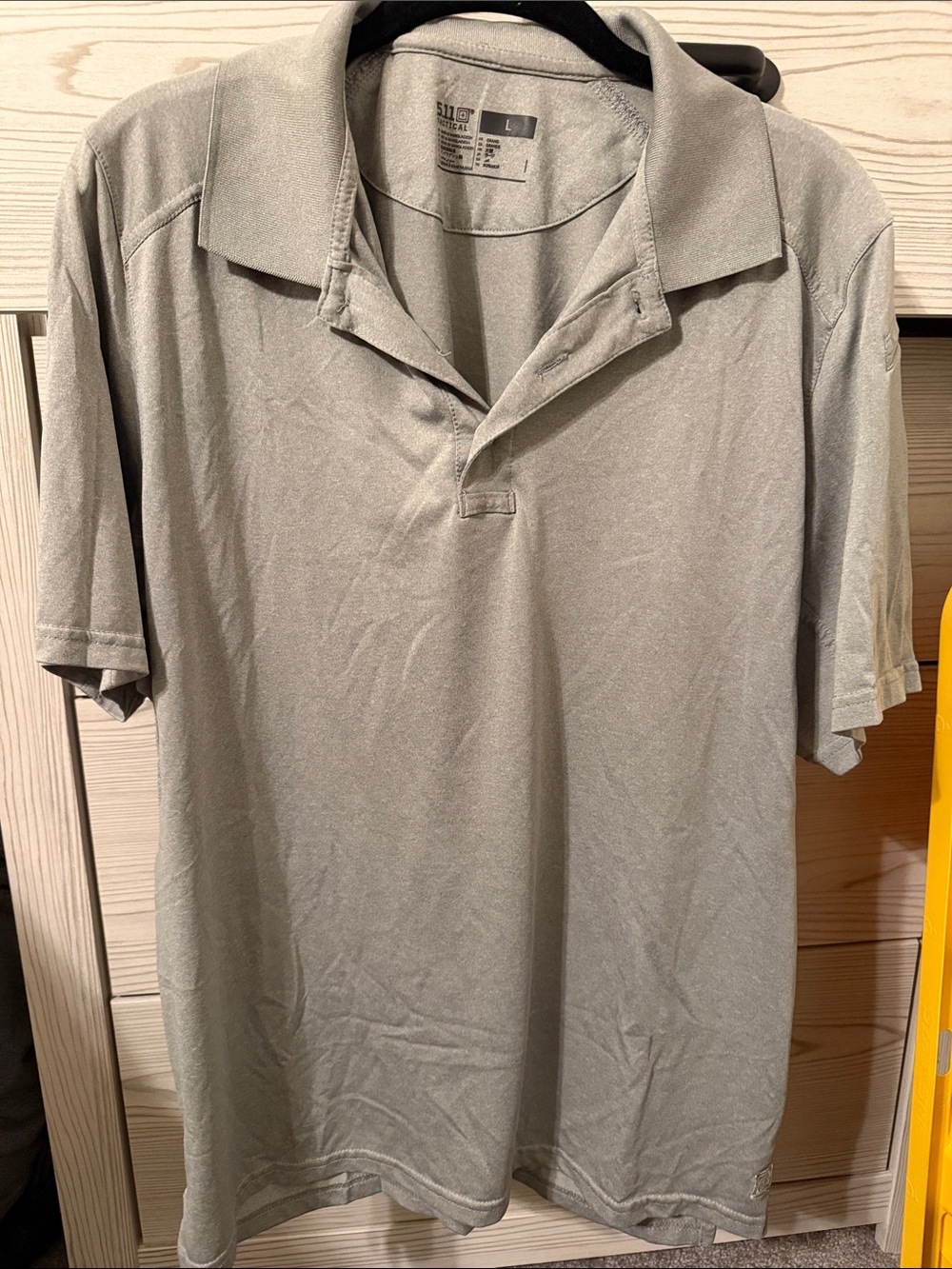 5.11 Tactical Men's Light Gray Polo Shirt